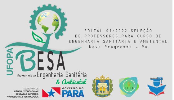 EDITAL Nº 01/2022 FORMAPARÁ/UFOPA, DE 30 DE JUNHO DE 2022
PROCESSO SELETIVO SIMPLIFICADO PARA VINCULAÇÃO DE PROFESSOR PROGRAMA DE FORMAÇÃO SUPERIOR NO PARÁ FORMAPARÁ/UFOPA
Inscrições de 04/07/2022 a 22/07/2022.