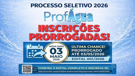 O programa oferece 493 vagas em rede nacional para formação em Gestão e Regulação de Recursos Hídricos.
Período de inscrição: 10 de março a 3 de maio de 2026.