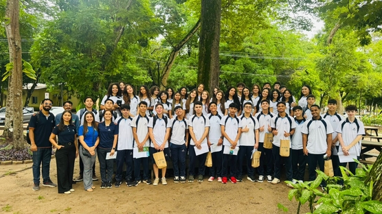 Estudantes do ensino médio visitam o ICTA/UFOPA para conhecer os cursos, laboratórios e as áreas de atuação do Instituto.